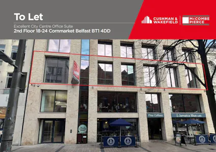2nd Floor, 18-24 Cornmarket, 2nd Floor, 18-24 Cornmarket, Belfast, Office To Let - Image 1