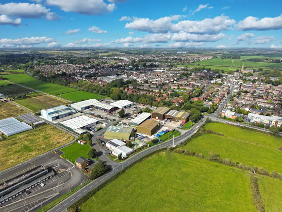 Units 4-6, Kirkham Trading Estate, Preston, Industrial/Logistics / Trade Counter For Sale - Kirkham Trading Estate - Location Aerial.jpg