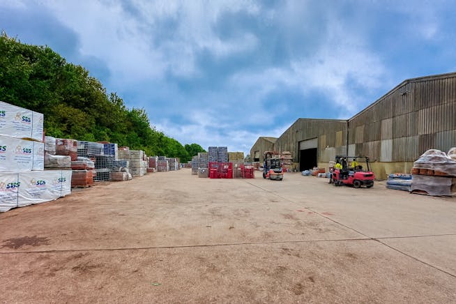 Unit 1 Lys Mill, Watlington, Industrial To Let - Industrial Yard and Forklifts at Work.png