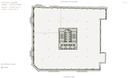 5 Chancery Lane, London, Midtown, Office To Let - 5CL Floorplan.png