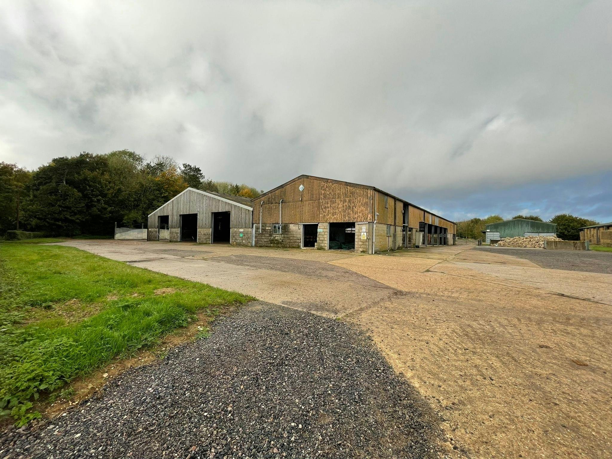 Grammarsham Farm Barns, Farleigh Wallop, Warehouse & Industrial To Let - yard.jpg