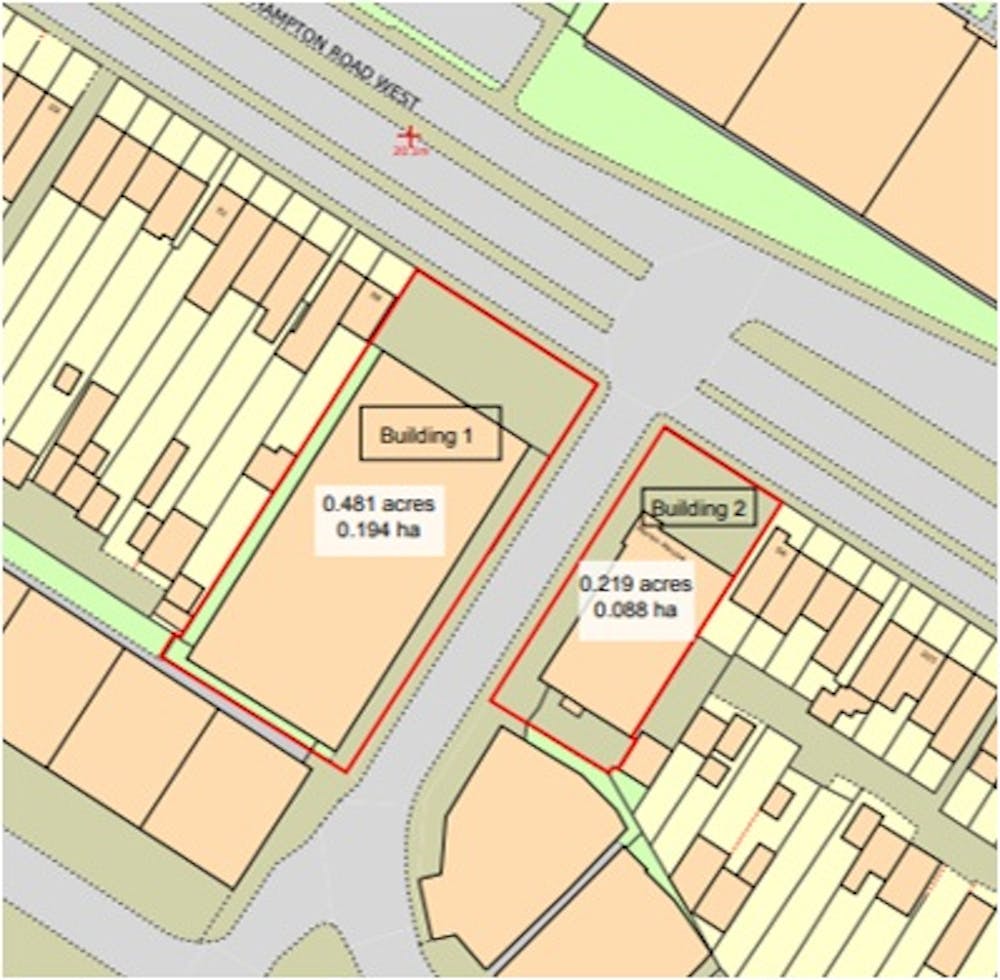 82-88 Hampton Road West, Hanworth, Development / Industrial For Sale - 82-88 Hampton Rd West map.jpg