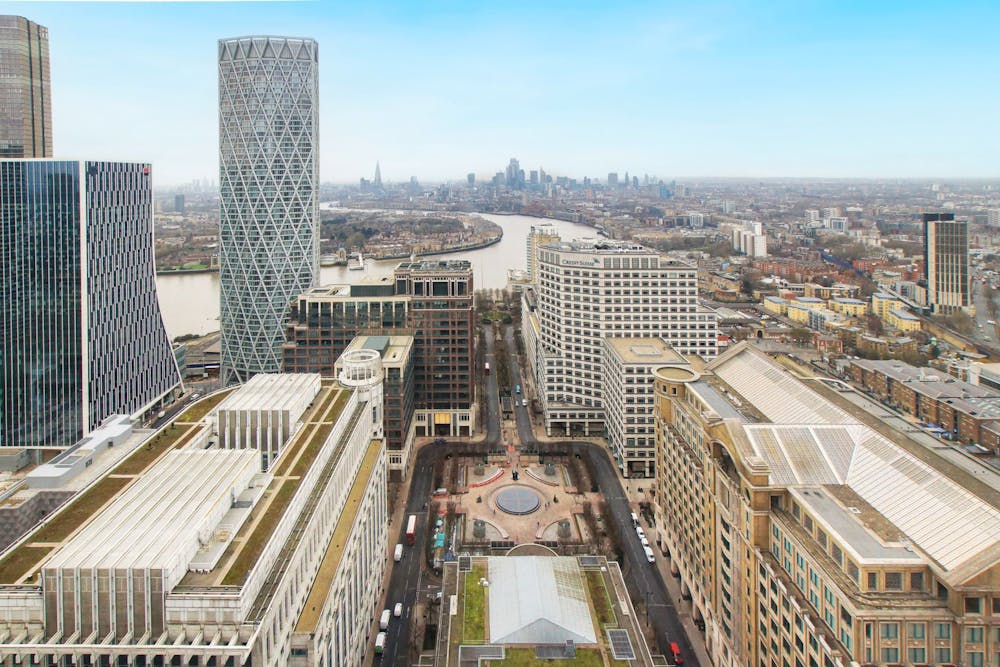 One Canada Square, 1 Canada Square - view from office.jpg