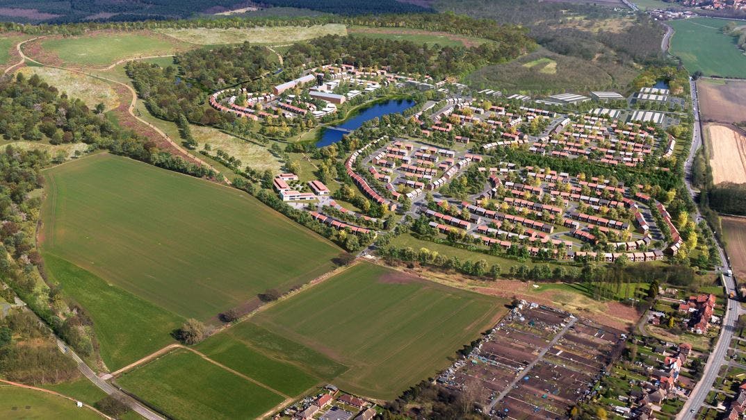 Thoresby Vale, Ollerton Road, Edwinstowe, Mansfield, Leisure / Leisure / Leisure / Retail To Let - Aerial.JPG