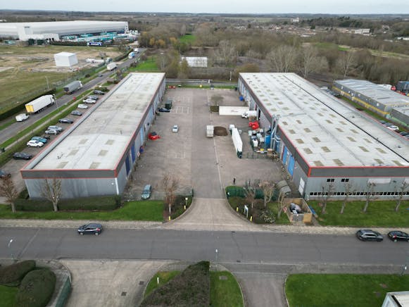 Unit 10 Coldharbour Pinnacles Estate, Harlow, Industrial To Let - Estate drone shot