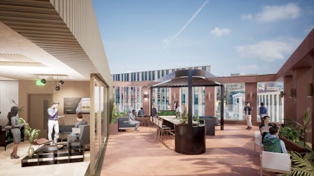 Wellington Plaza, Wellington Street, Leeds, Office To Let - Internal View 4A_Roof Terrace.png