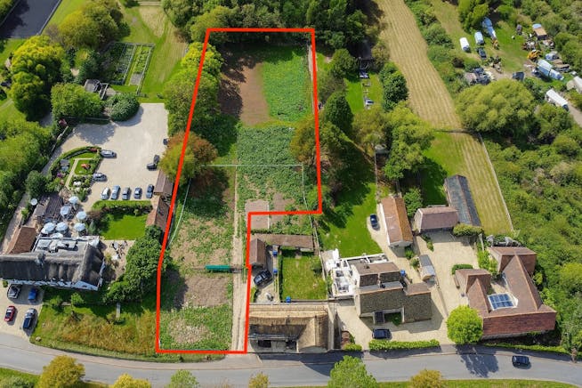 Land Adj Woodbine Cottage, Murcott, Land / Residential For Sale - FRONT AERIAL copy.jpg