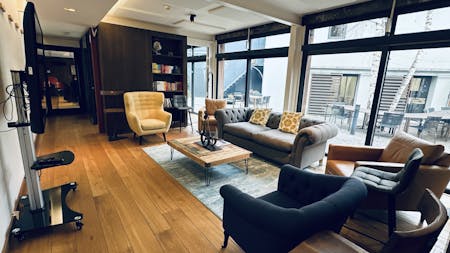 The Mews, 1A Birkenhead Street, London, Office For Sale - Main building open meeting area.JPEG