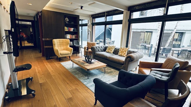 The Mews, 1A Birkenhead Street, London, Offices For Sale - Main building open meeting area.JPEG