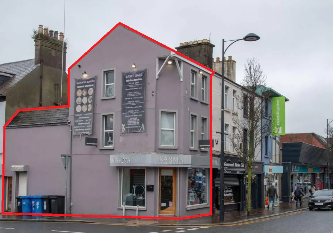 115 High Street, Holywood, Retail To Let - Building outline.png