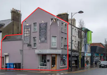 115 High Street, Holywood, Retail To Let - Building outline.png