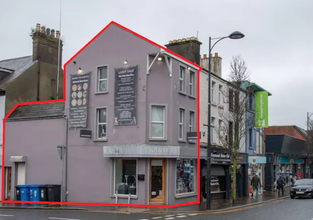 115 High Street, Holywood, Retail To Let - Building outline.png