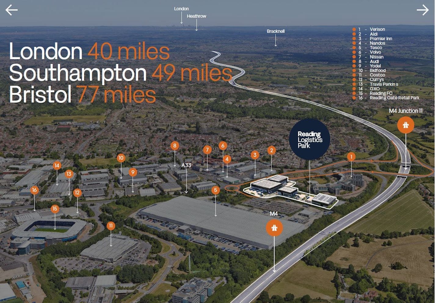 Unit 4, Reading Logistics Park, Reading, Industrial / Warehouse To Let - Aerial.JPG