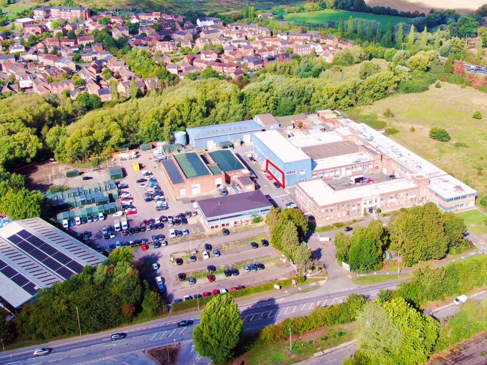 G201 G202 & g204 Cherwell Business Village, Banbury, Industrial / Office To Let - Aerial Red lined.png