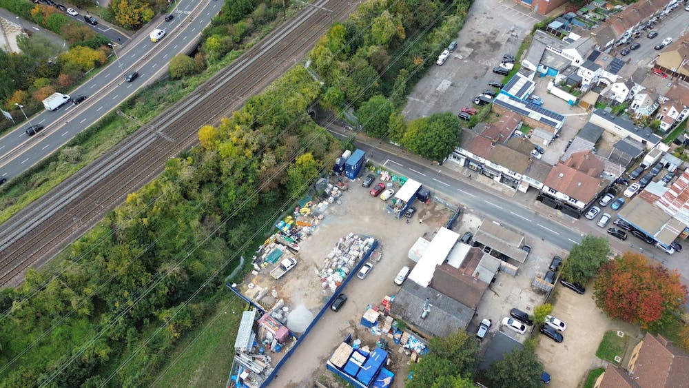 Land On The South Side Of Bushey Hall Road - DJI_0389.JPG