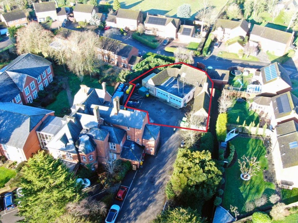 Former Ambulance Depot, Buckingham, Development / Healthcare / Industrial / Leisure / Office For Sale - Arial Red Lined.JPG