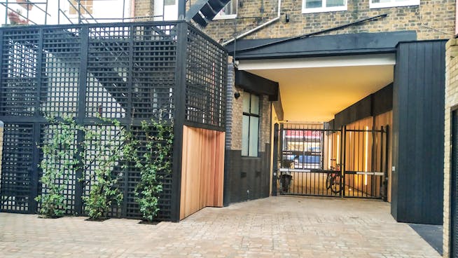 The Tramshed, 45a Goldhawk Road, Shepherds Bush, Office To Let / For Sale - The Tramshed, 45 Goldhawk Road, Shepherds Bush W12, Office for rent West London, EXT Courtyard gate.jpg