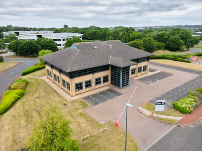 St Cuthbert's House, 5 Fern Court, Peterlee, Business Park / Office To Let - St cuthberts house aerial-2.jpeg