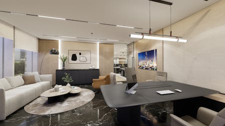 Vision Tower, Business Bay, Dubai, Office To Let / For Sale - CEO Office View 2.jpg