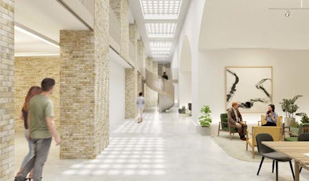 22 Vine Hill, London, Office To Let / For Sale - Walkway from entrance CGI.jpg