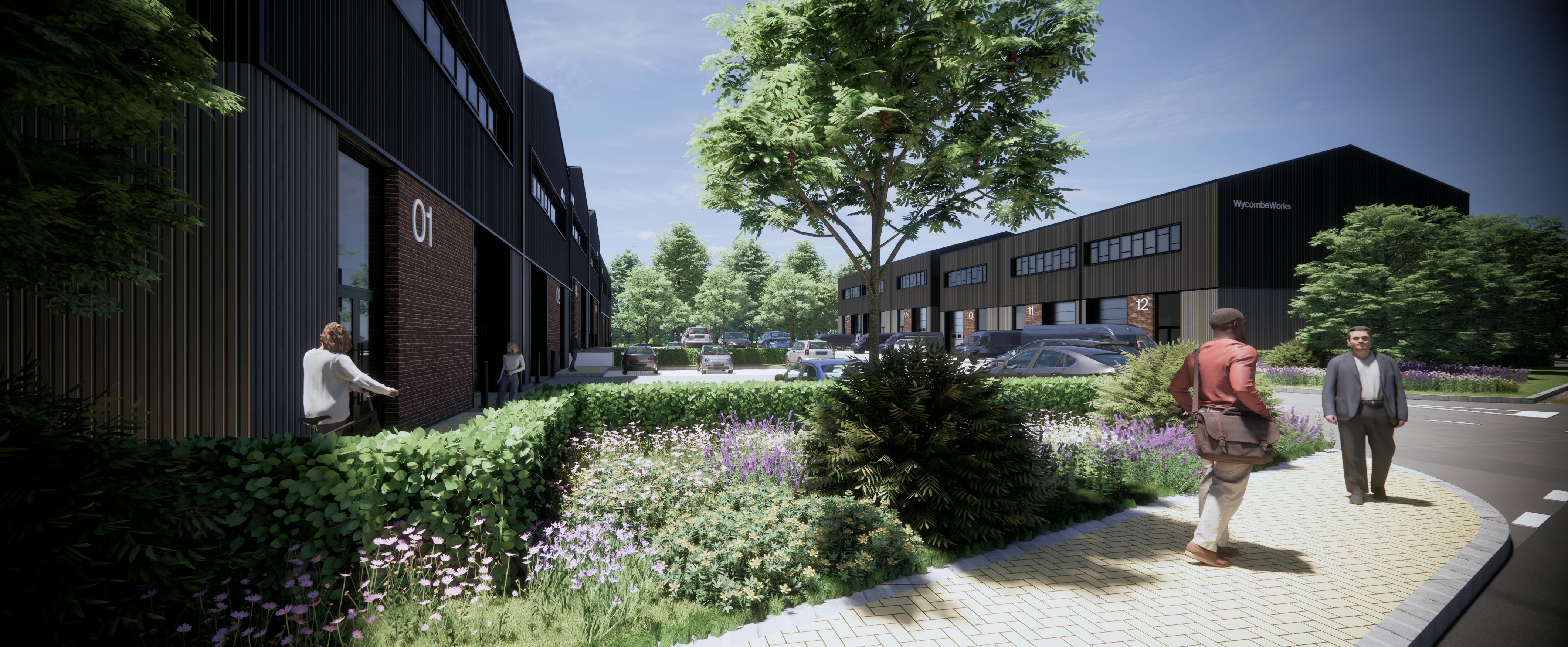 Wycombe Works, Abbey Barn Park, High Wycombe, Industrial For Sale - CGI_002.png