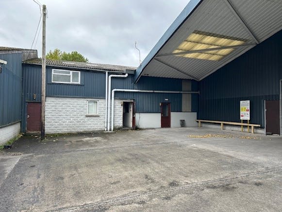 Former Cambrian Pet Food Premises, Church Bank, Llandovery, Industrial To Let - External Yard.jpg