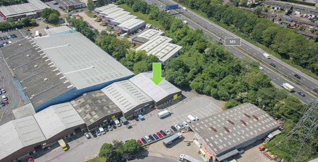 Unit 1 Peacock Trading Estate, Eastleigh, Industrial To Let - Aerial 2.jpg