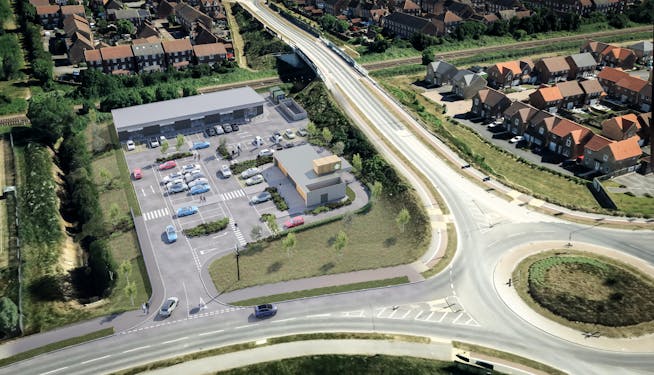 Retail Units (Phase 5) - Brough South, Bluebird Way, Brough, Restaurant / Cafe / Retail To Let - Starbucks Brough CGI01.jpg