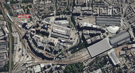 Open Storage Land, Rufford Street, Kings Cross, London, Industrial To Let - 1.  Image  With Boundary.jpg