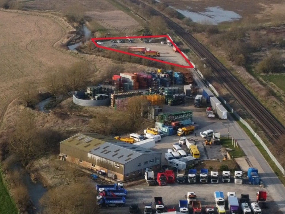 Yard 9 is a fenced and secure area of concrete hardstanding land, situated at the rear of Cherwell Valley Business Park and is suitable for storage.