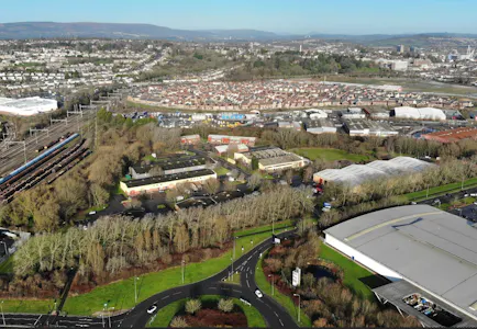 Unit 6 Maesglas Industrial Estate, Newport, Industrial To Let - maesglas aerial .jpg