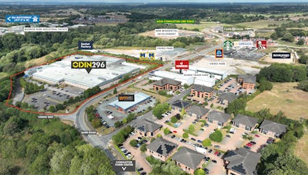 Odin 296, Viking Way, Congleton, Industrial / Warehouse To Let / For Sale - Aerial shot annotated.jpg