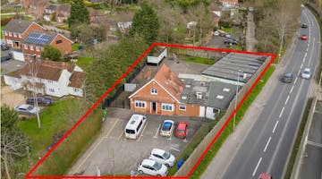 401 Old Whitley Wood Lane, Reading, D1 / Development For Sale - Outlined Aerial