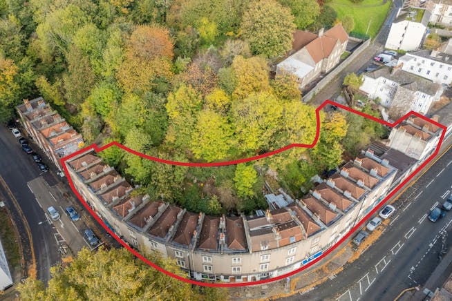 2-10 Jacob's Wells Road and 107-141 St George's Road, Bristol, Investment For Sale - DJI_20251028134920_0982_DHDR_boundaryline.jpg 2-10 Jacob's Wells Road and 107-141 St George's Road, Bristol, Investment For Sale - DJI_20251028134920_0982_DHDR_boundaryline.jpg