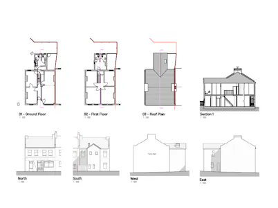 135 Victoria Avenue, Southend-on-Sea, Development For Sale - Existing Drawings