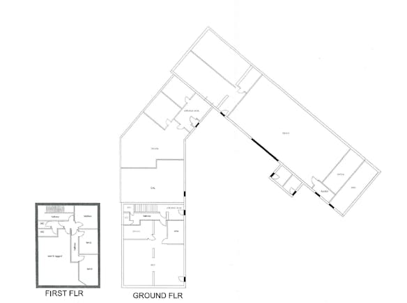 Commercial Premises incorporating two storey office and workshop., Glenburn House, Hamilton For Sale - Layout Glenburn House.png