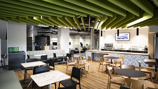 Scale Space, 58 Wood Lane, White City, Office To Let - Scale Space White City W12 Office for rent West London INT cafe.jpg