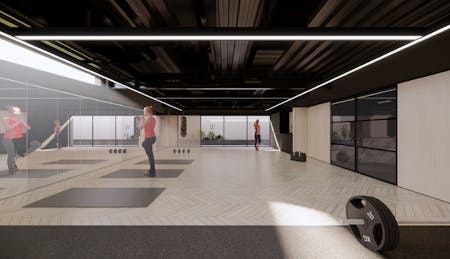 Wellington Place, 107 West Regent Street, Glasgow, Office To Let - Gym CGI