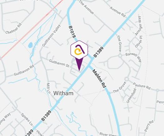 Basement, 68 Newland Street, Witham, Office / Retail To Let - map.JPG
