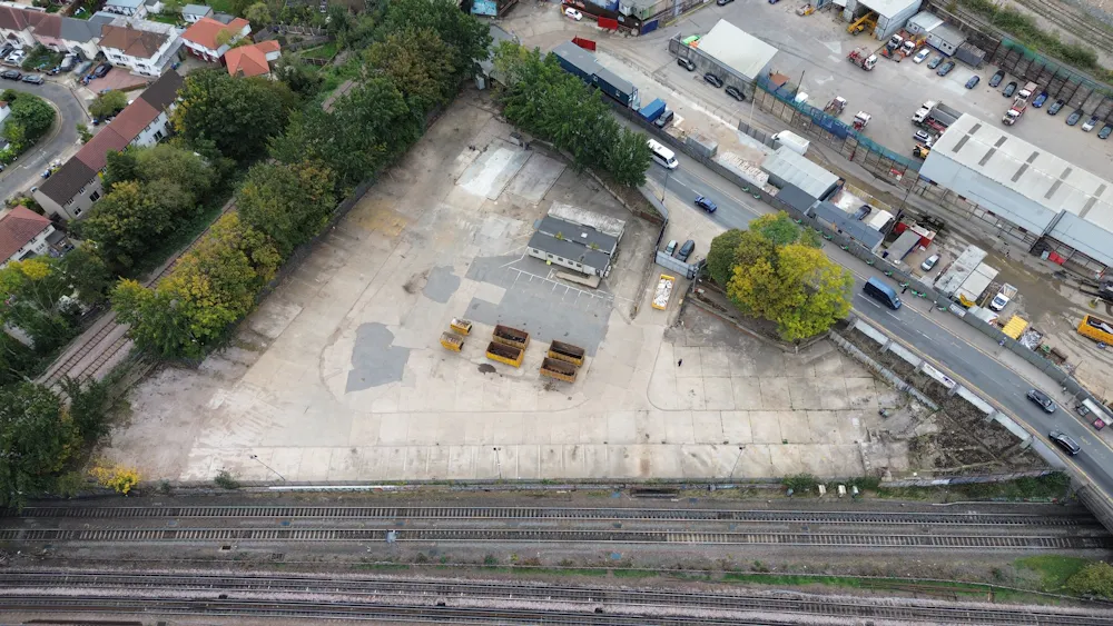 Neasden Goods Yard, Neasden Lane - DJI_0392.JPG
