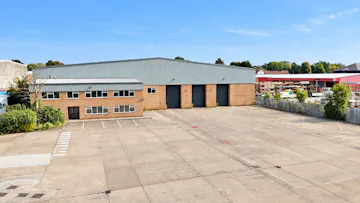 Unit G2, Harlow, Industrial To Let - Front page drone photo.jpg