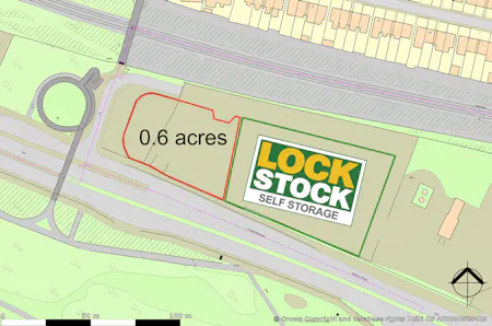 Land at, Uttoxeter Road, Stoke-on-Trent, Land To Let - OS Plan with LS logo.png