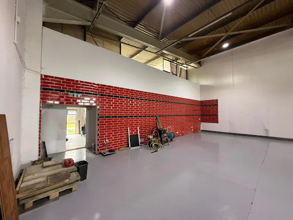 46B, Ivatt Way, Peterborough, Industrial To Let - Warehouse Front & Mezzanine.jpg