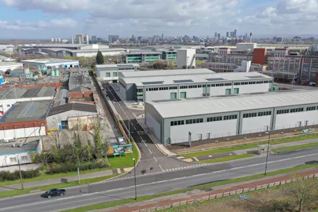 Units 1-8, Bridgewater Point, 103 Barton Dock Road, Manchester, Industrial To Let - DJI_0517.JPG