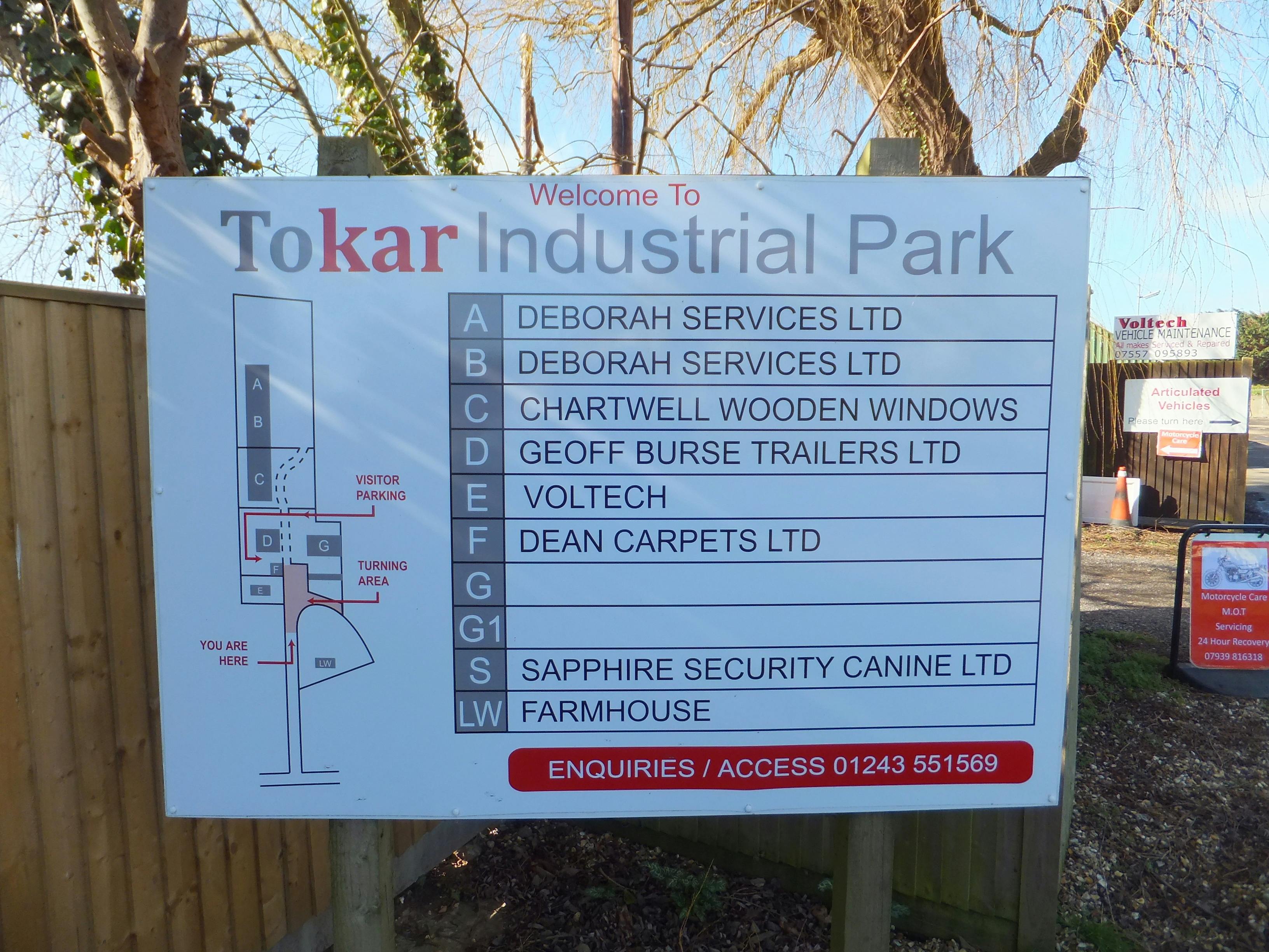 Secure Open Storage Tokar Industrial Park, Walberton (Nr Arundel) To Let - tokar