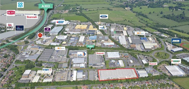 Connect, Portway East Business Park, Andover, Industrial / Warehouse To Let / For Sale - Unit 4 Aerial.jpg