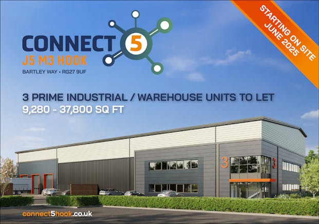 Units 1 & 2, Connect 5, Bartley Way, Hook, Warehouse & Industrial To Let - Brochure Front Cover.png