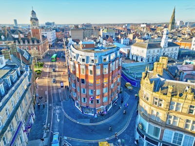 Horsefair House, 1-5 Horsefair Street, Leicester, Office To Let - DJI_0582_3_4_5_6_Balancer edit.jpg