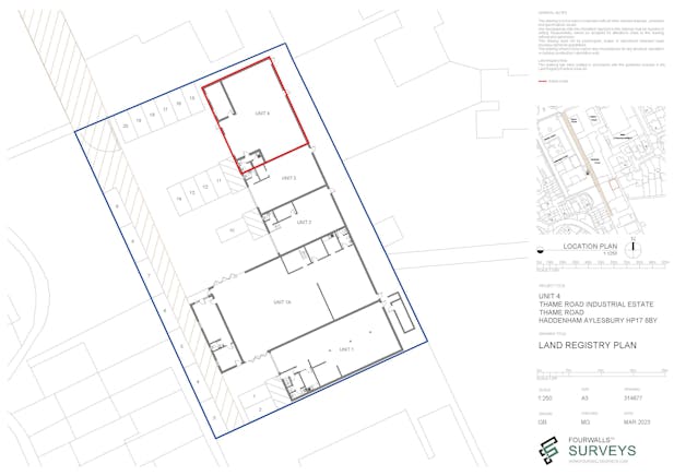 Unit 4, Thame Road Industrial Estate, Aylesbury, Industrial To Let - unit 4 plan.jpg