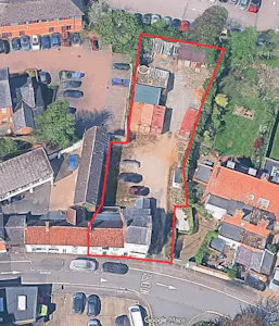 55-57 Union Street, Newport Pagnell, Development Land / Retail For Sale - 55-57 Red Line .jpg